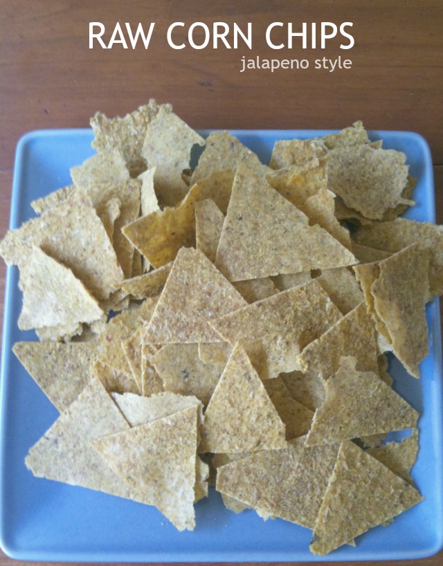 Raw Corn Chips Jalapeno Style