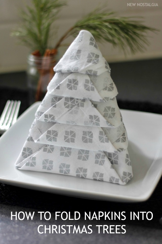 How To Fold Napkins Into Christmas Trees Tips To Keep Holiday